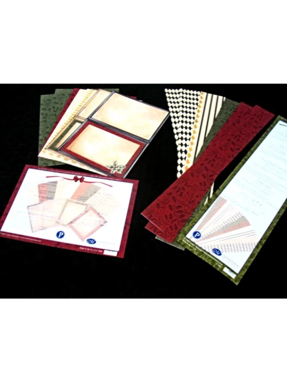 CREATIVE MEMORIES LOT Holly Days,Dazzle, Christmas Gr Lengths, Christmas quotes
